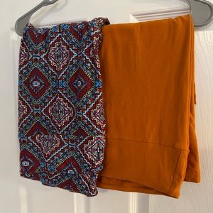 Lularoe Tall & curvy leggings 2 pack